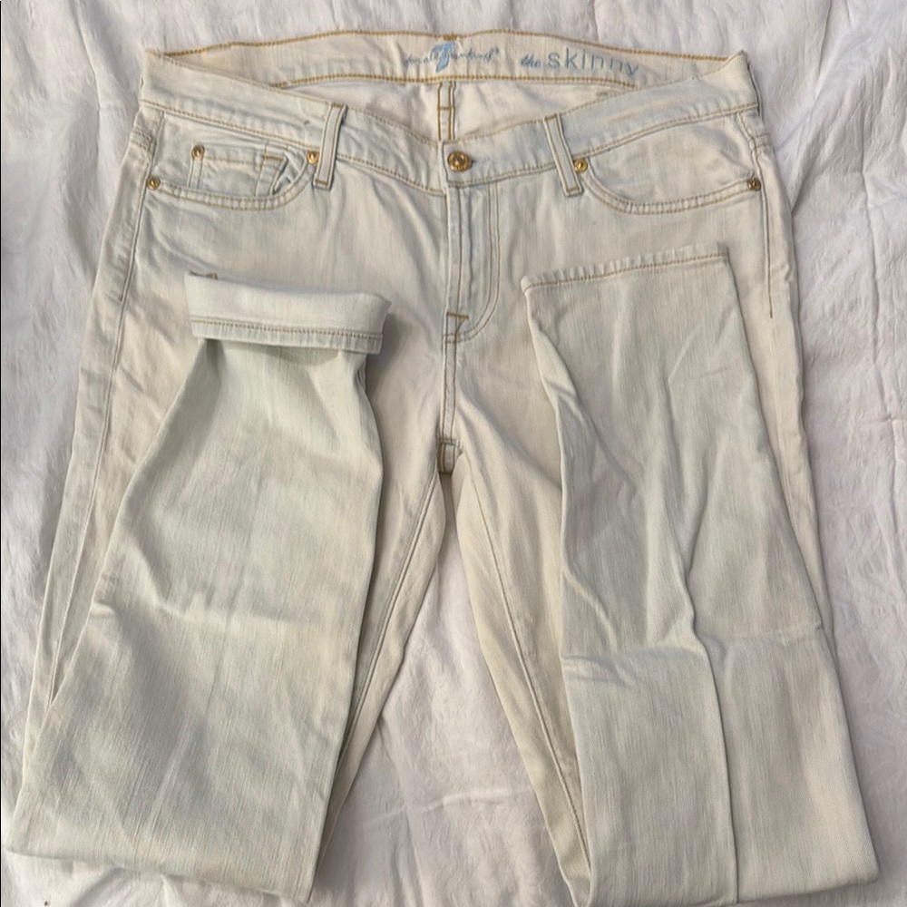For all mankind 7 skinny jeans